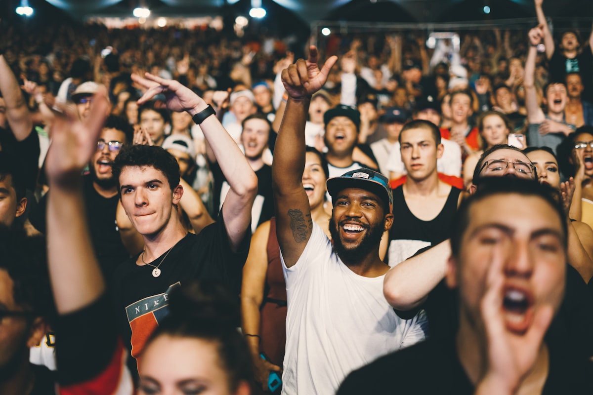 Public enthousiaste pour une campagne d'influence